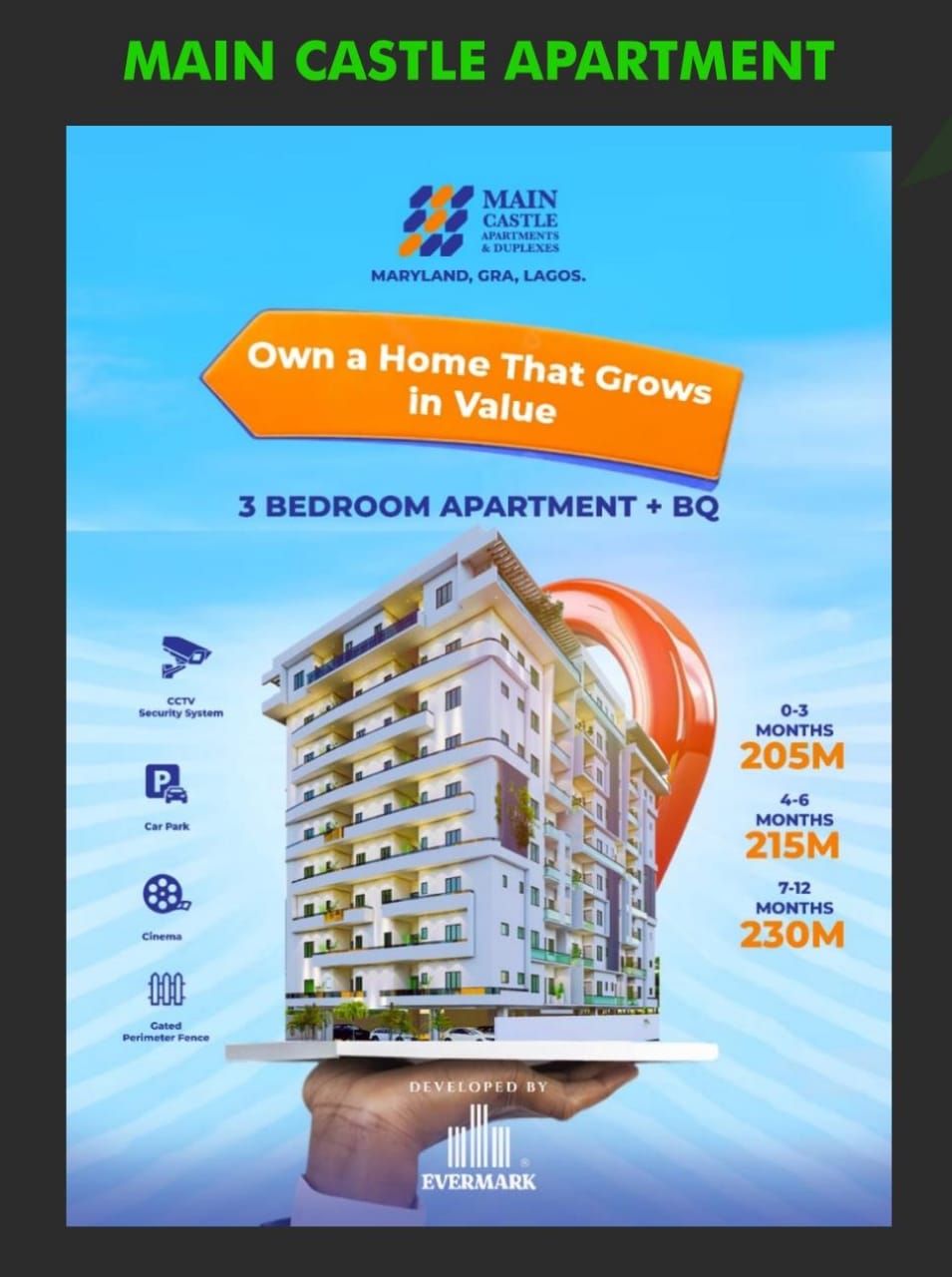 MAIN CASTLE APARTMENT