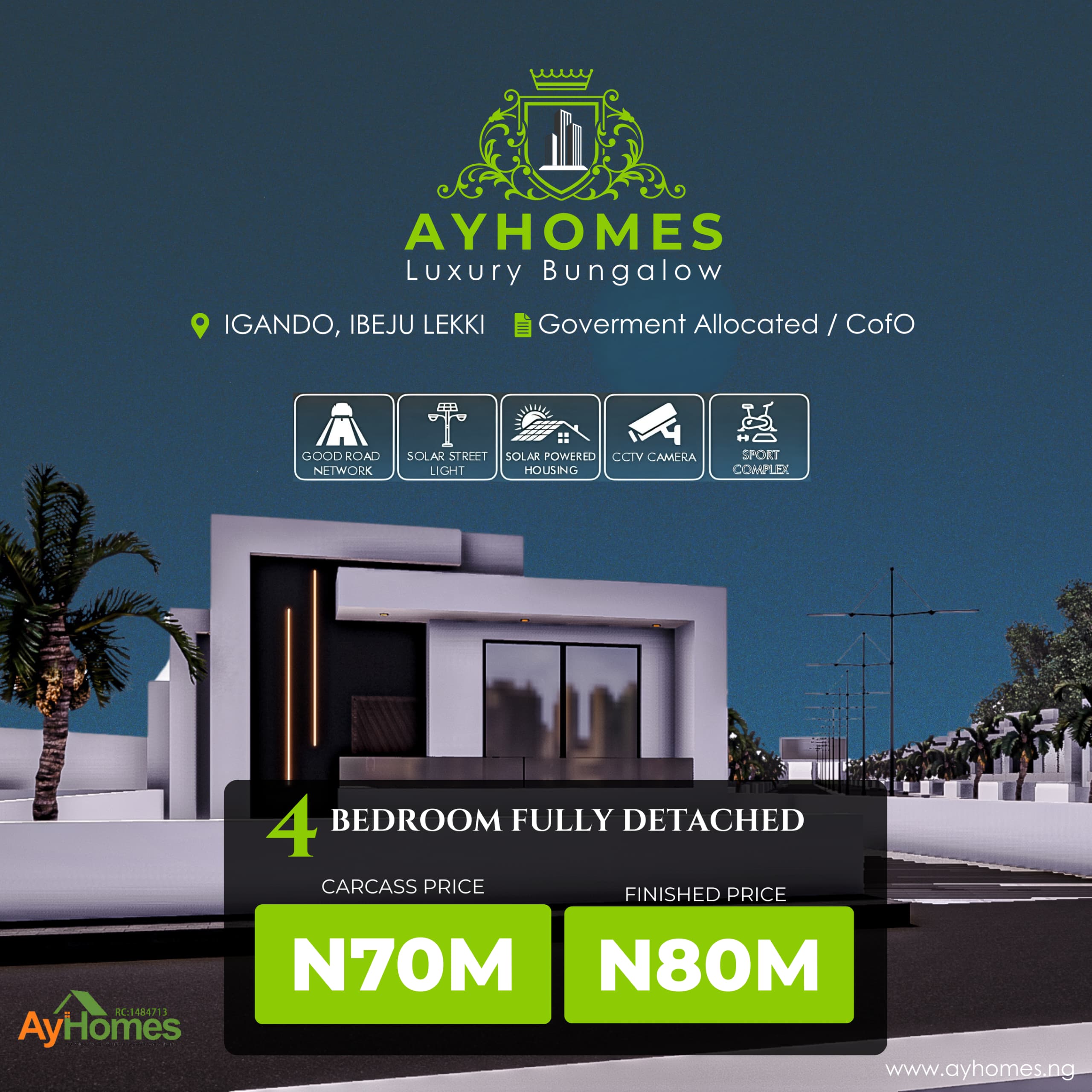 AYHOMES LUXURY BUNGALOW